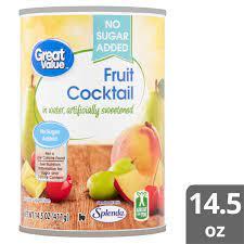 Great Value - Fruit Cocktail in Water, 14.5 oz
