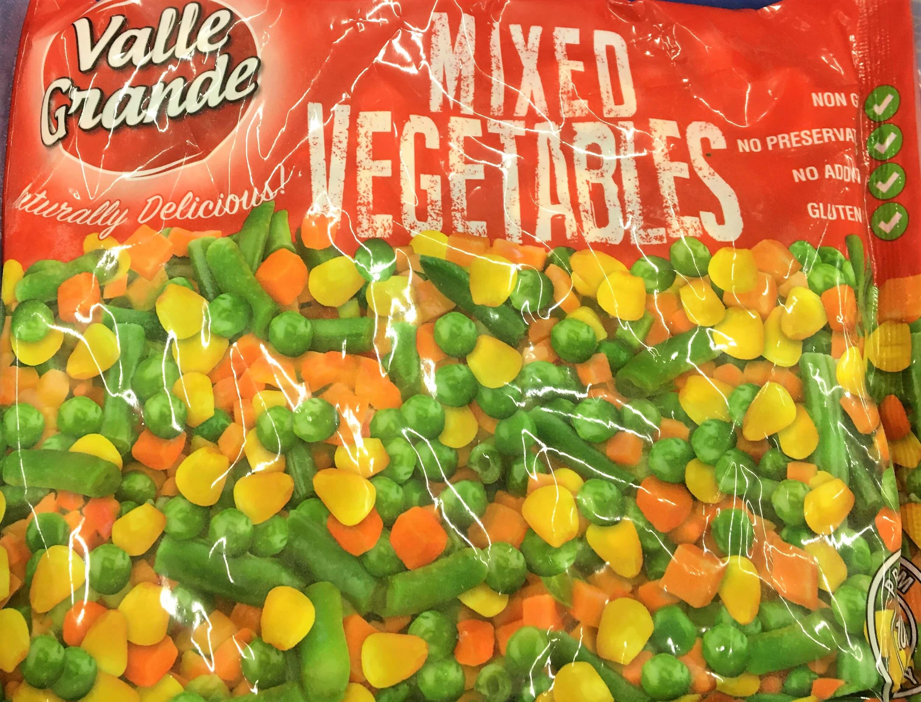 Valle Grande - Frozen Mixed Vegetables 16oz.