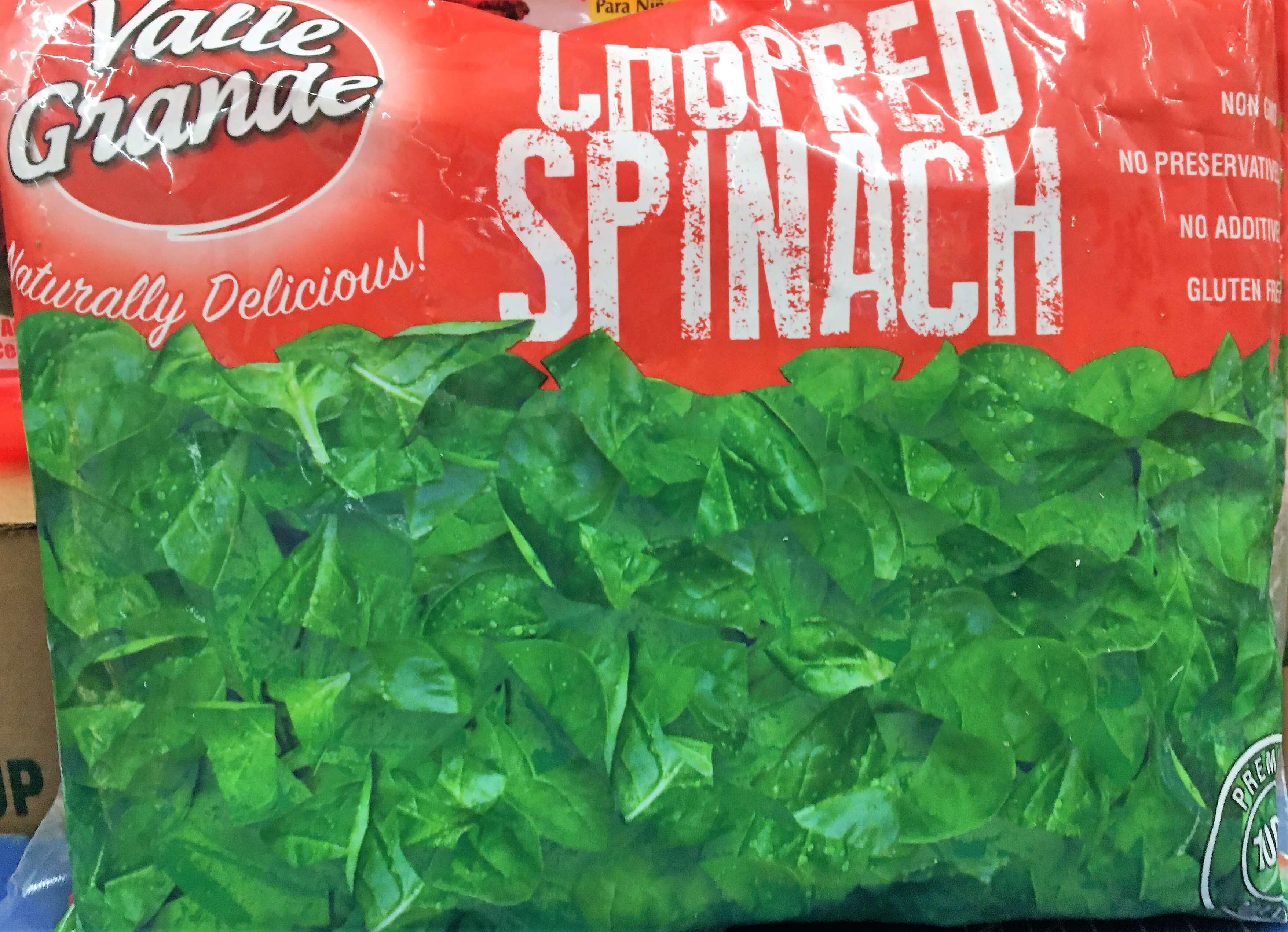 Valle Grande - Frozen Chopped Spinach 16oz.