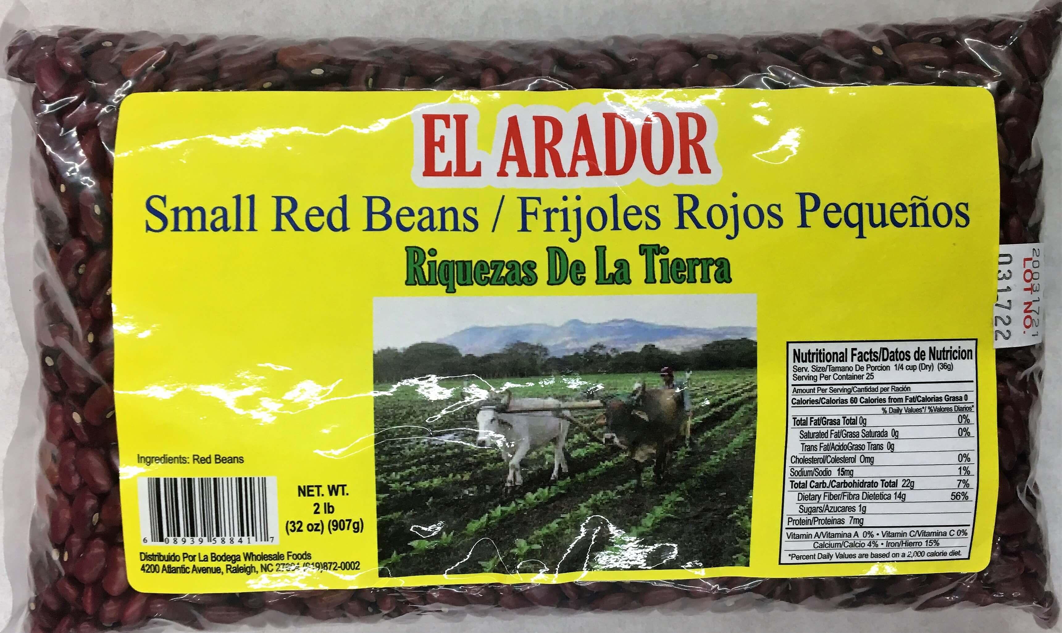 El Arador - Small Red Beans 32oz.