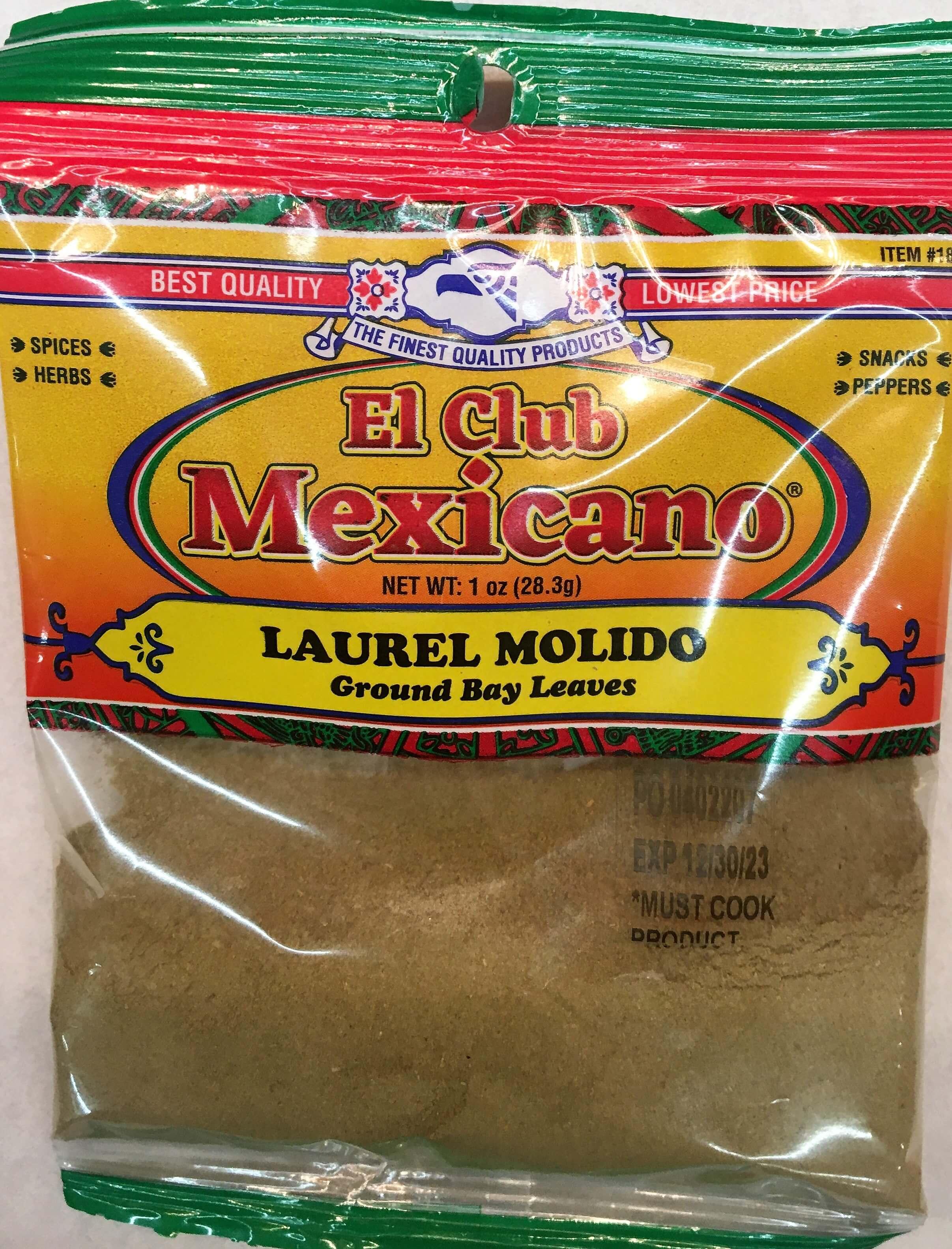 El Club Mexicano - Ground Bay Leaves 1 oz.