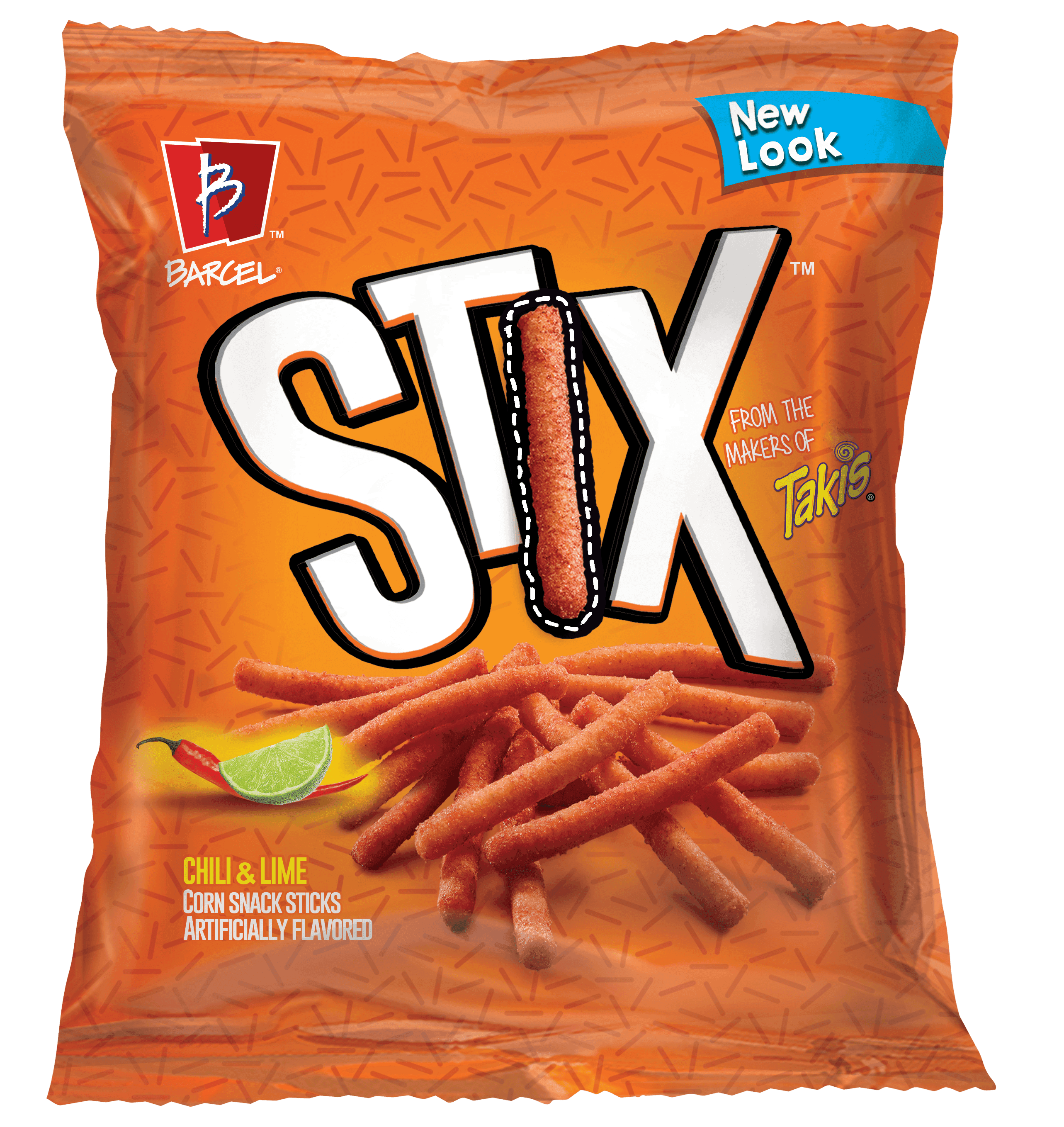 Barcel - Stix Corn Snack Sticks Chili & Lime 4oz.