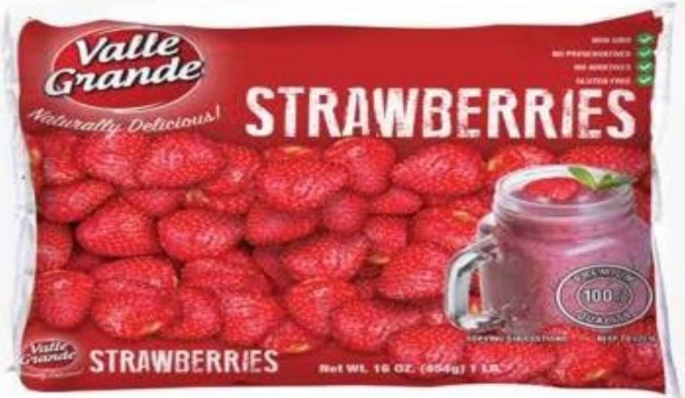 Valle Grande - Frozen Strawberries 16oz.