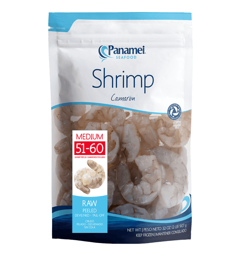 Panamei Seafood - Frozen Shrimp Medium 1 Lb