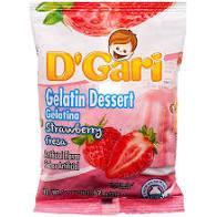 D'Gari - Strawberry Gelatin Dessert 4.2oz