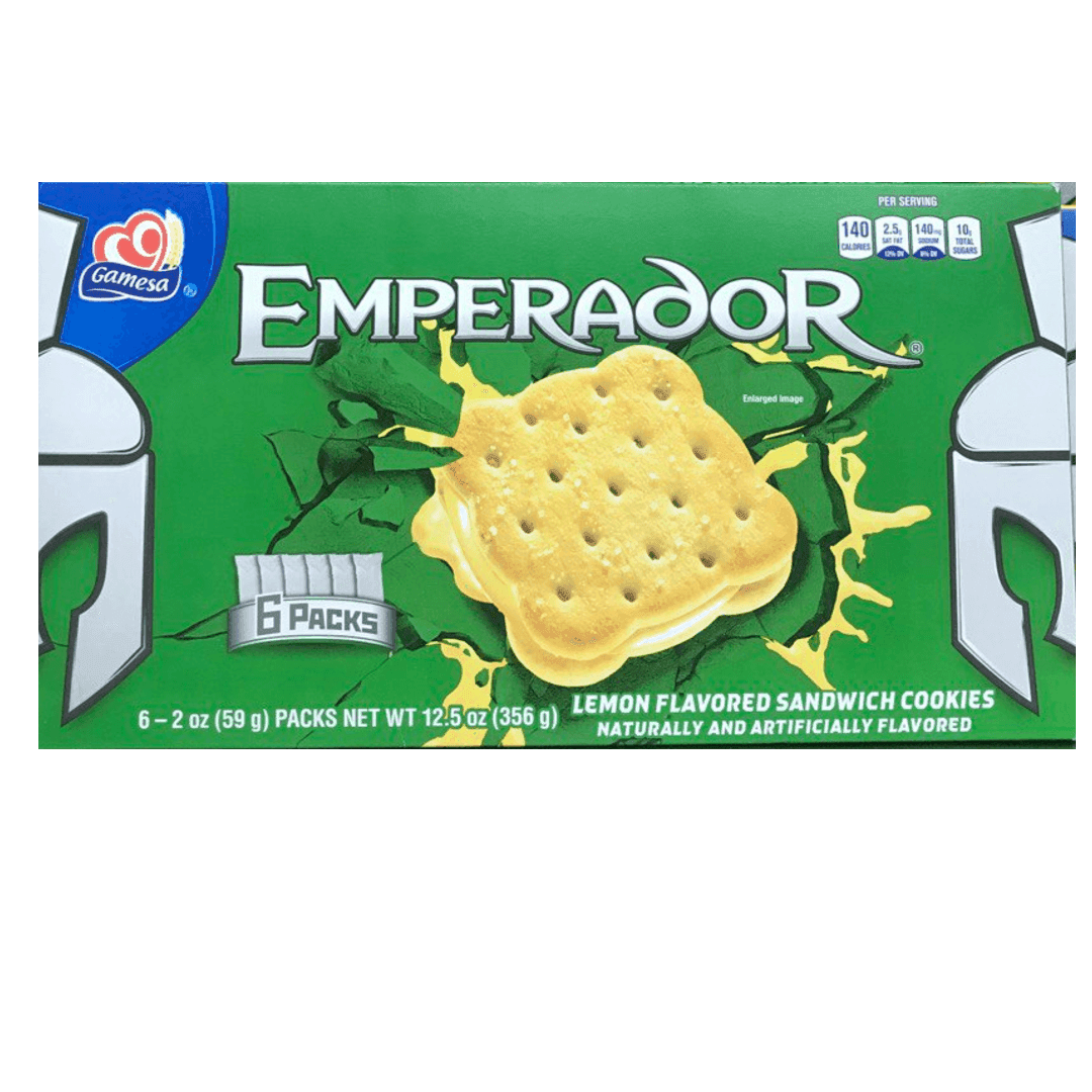 Gamesa - Emperador Lemon Cookies 6 Pkg, 14.34oz
