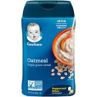Gerber - Single Grain Oatmeal Cereal 8.00 oz
