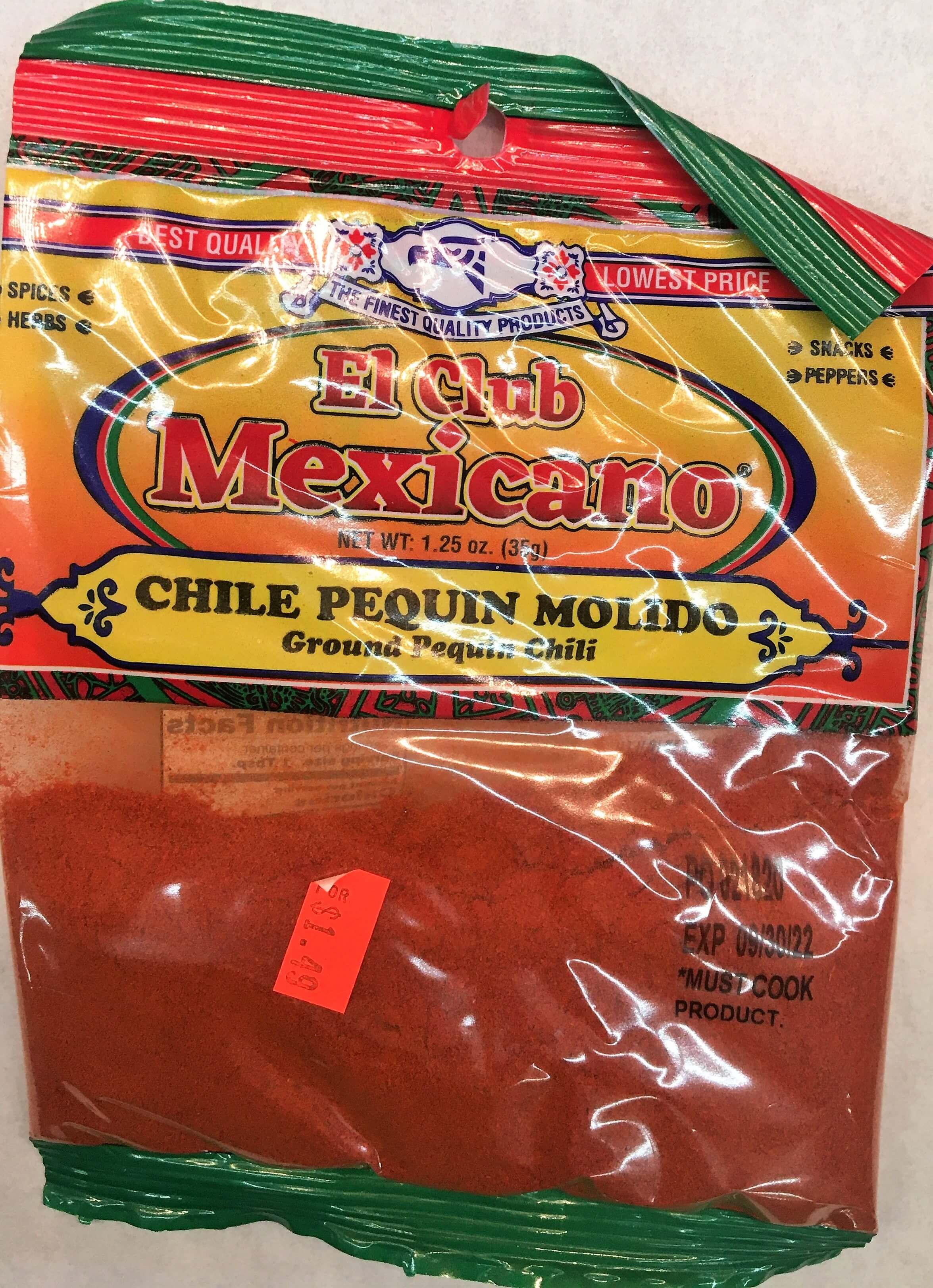 El Club Mexicano - Ground Pequin Chili 1.25 oz.