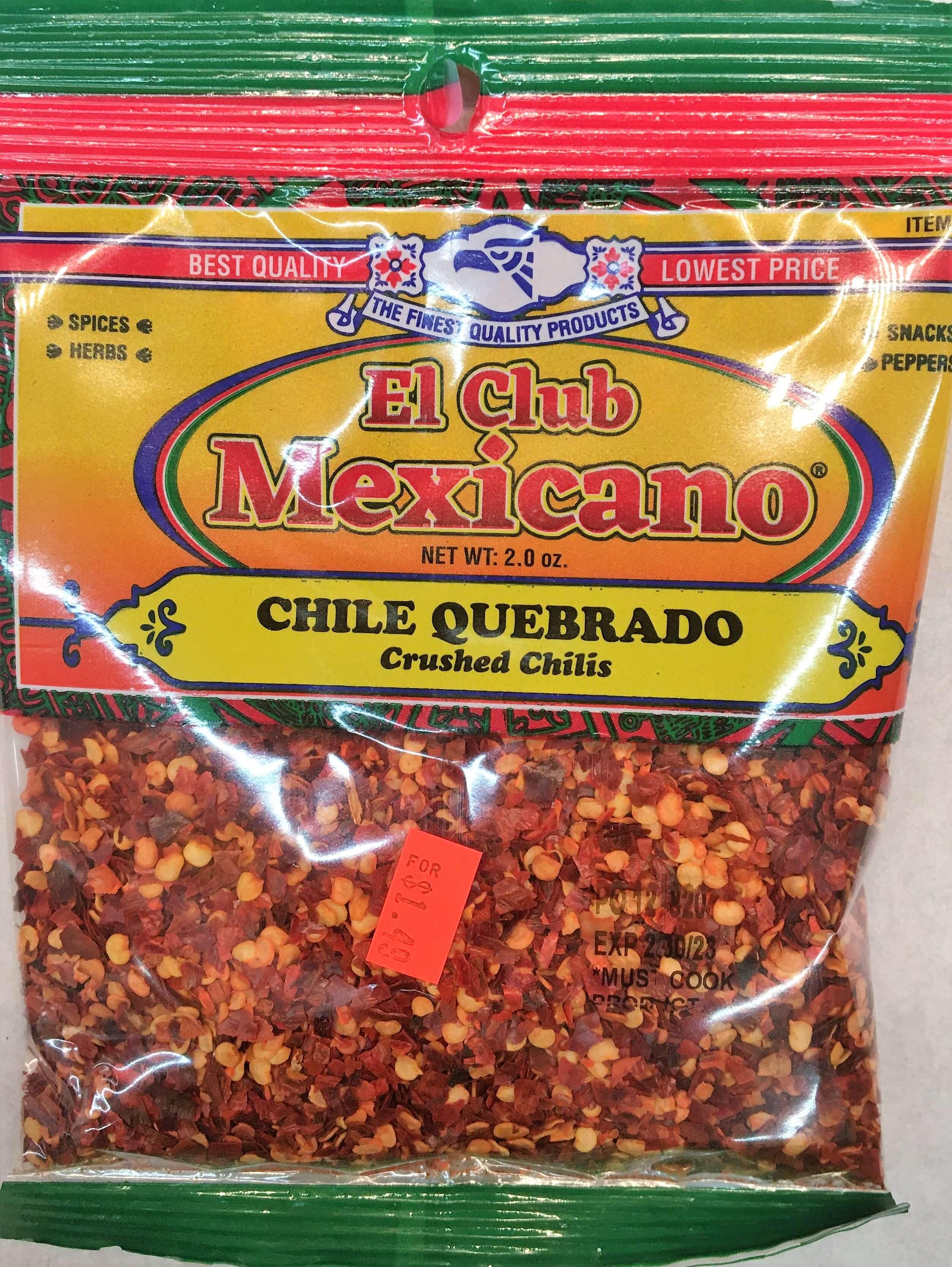 El Club Mexicano - Crushed Chilis 2.0 oz