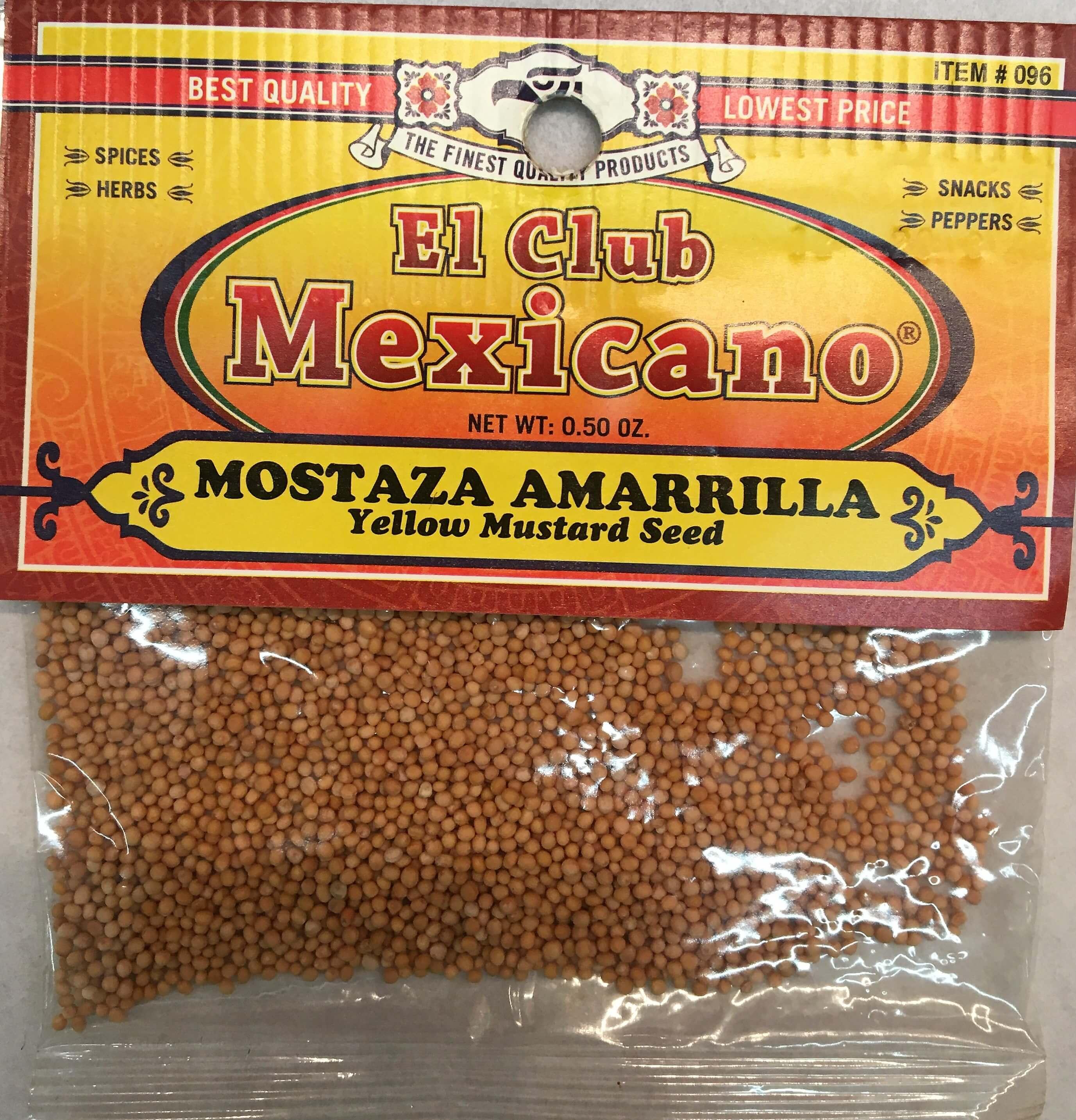 El Club Mexicano - Yellow Mustard Seed 0.50 oz.