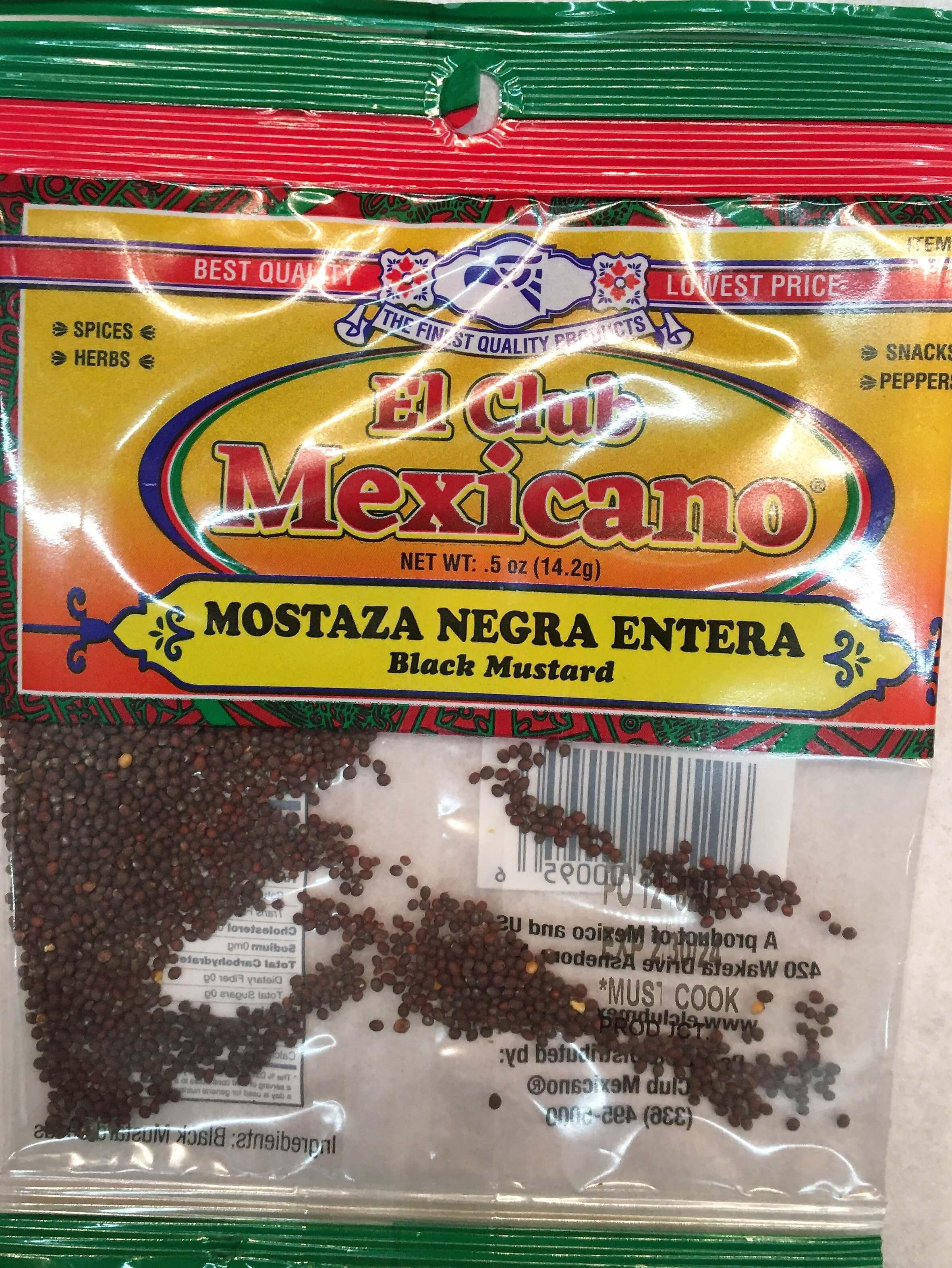 El Club Mexicano - Black Mustard 0.5 oz