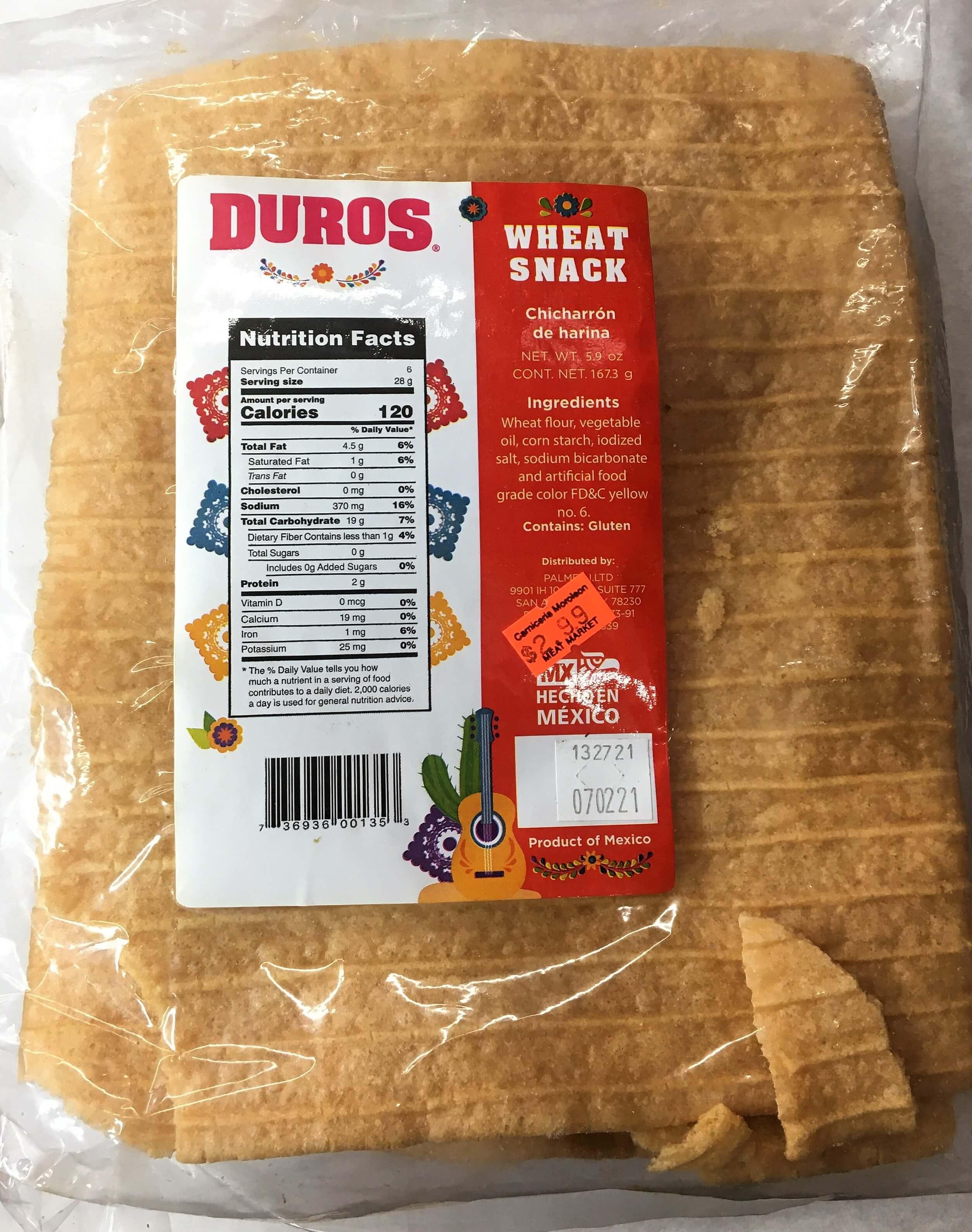 Duros - Wheat Snack 5.9 oz