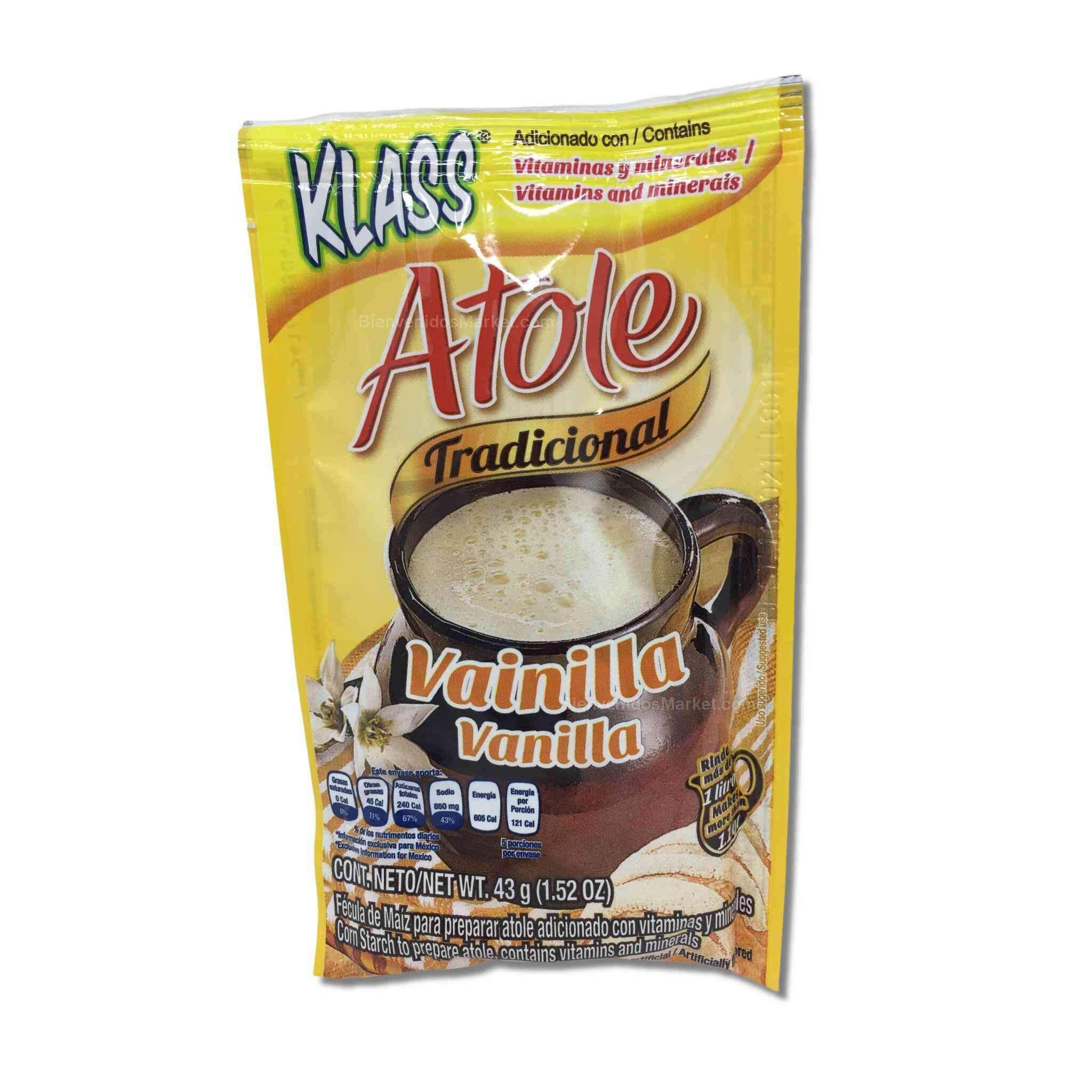 Klass - Traditional Atole Vanilla Flavor 1.52 oz