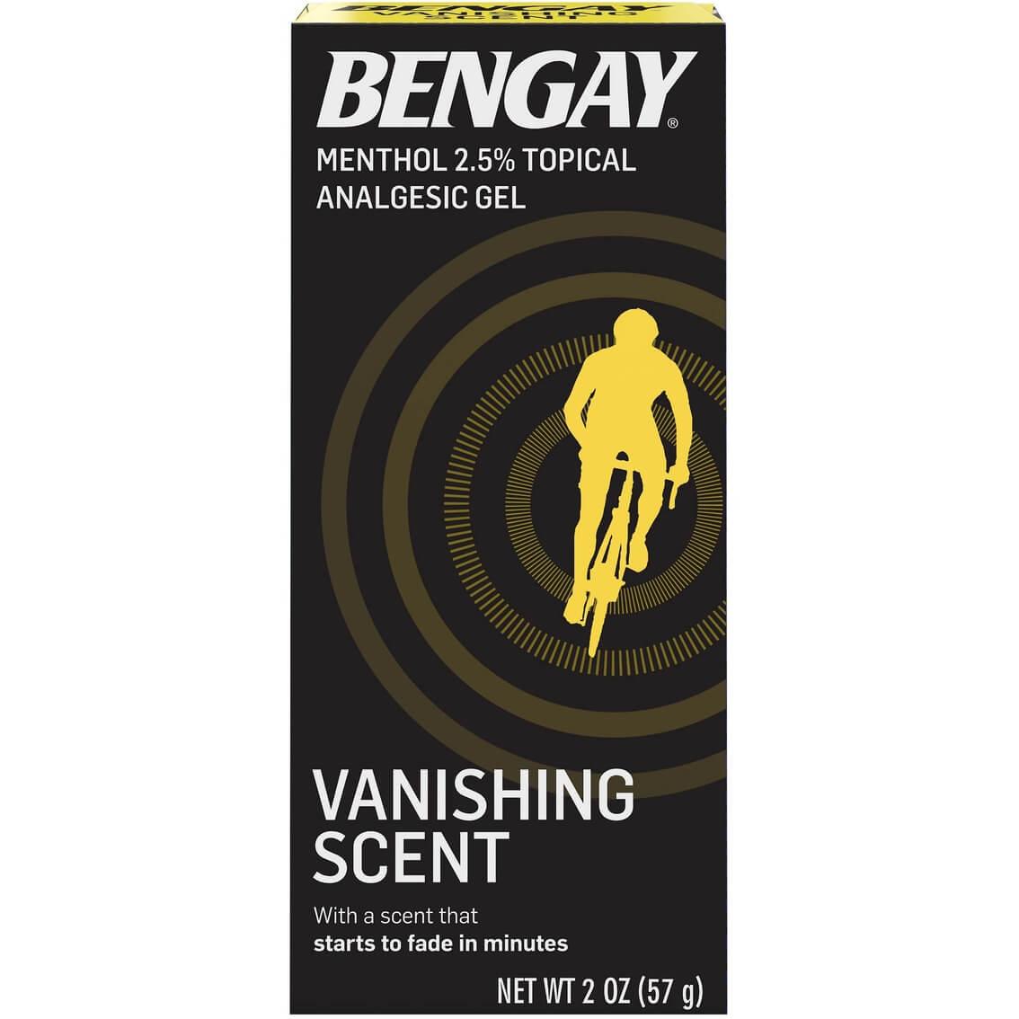 Bengay - Vanishing Scent - Topical Analgesic Gel 2oz