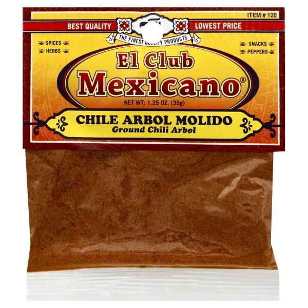 El Club Mexicano - Ground Chili Arbol 1.25 oz.