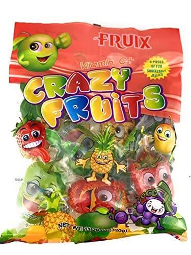 Fruix - Crazy Fruits Jellies 8 pieces, 11.29 oz