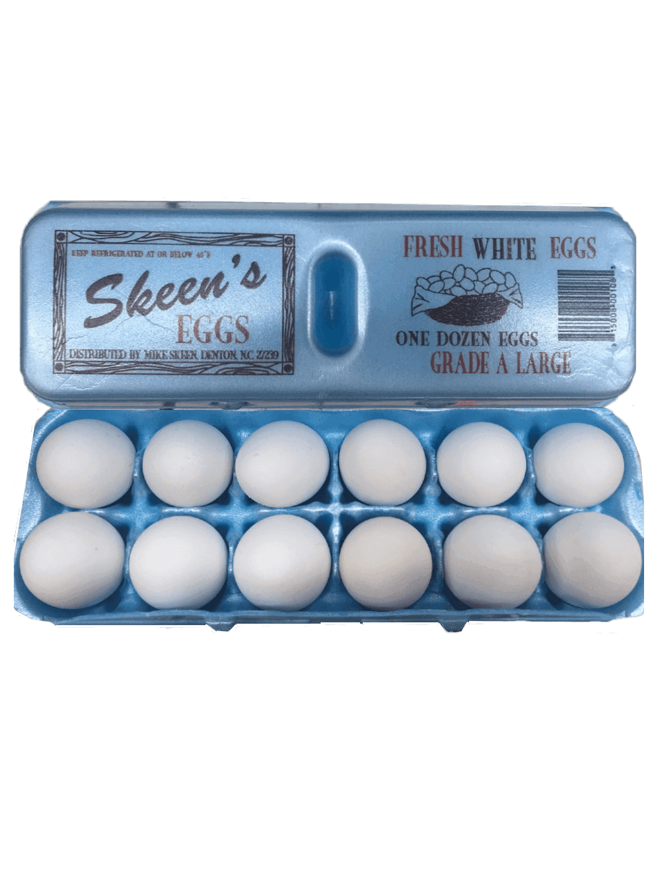 Skeen's - Fresh White Eggs 1 Dozen Grade A Large
