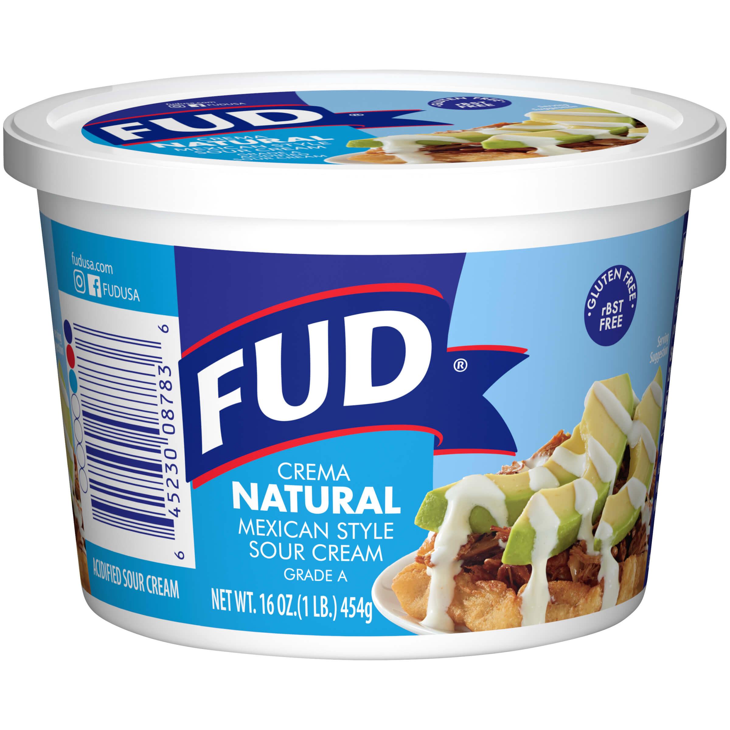Fud - Mexican Style Sour Cream Natural 16 oz.