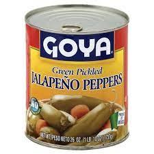 Goya - Green Pickled Sliced Jalapeño Peppers 26 oz
