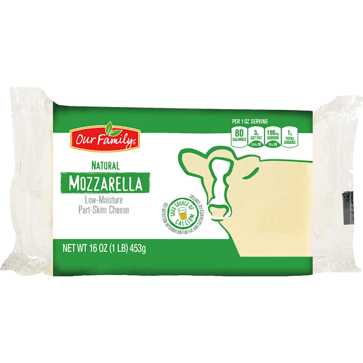 Our Family - Part-Skim Cheese Mozzarella 16oz