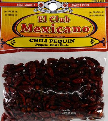 El Club Mexicano - Pequin Chili Pods 1.5 oz