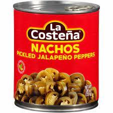 La Costeña - Nachos Pickled Jalapeño Peppers 26oz.