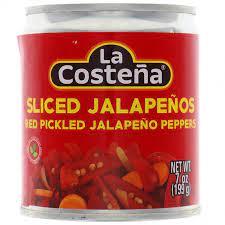 La Costeña - Red Pickled Jalapeño Peppers 7 oz
