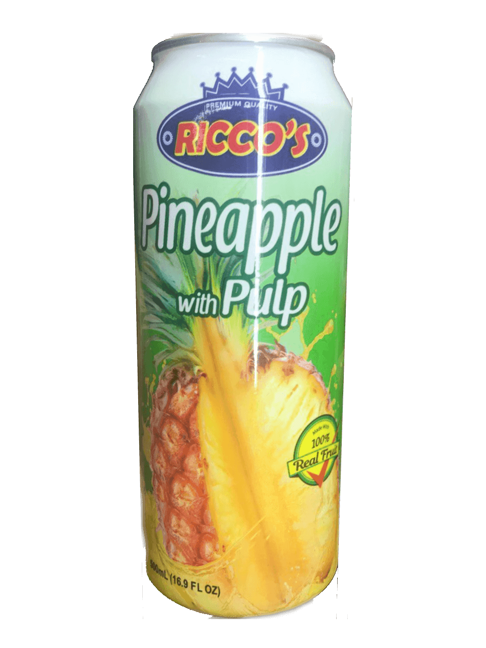 Ricco's - Pineapple with Pulp 16.5 fl oz