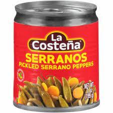 La Costeña - Pickled Serrano Peppers 7 oz.