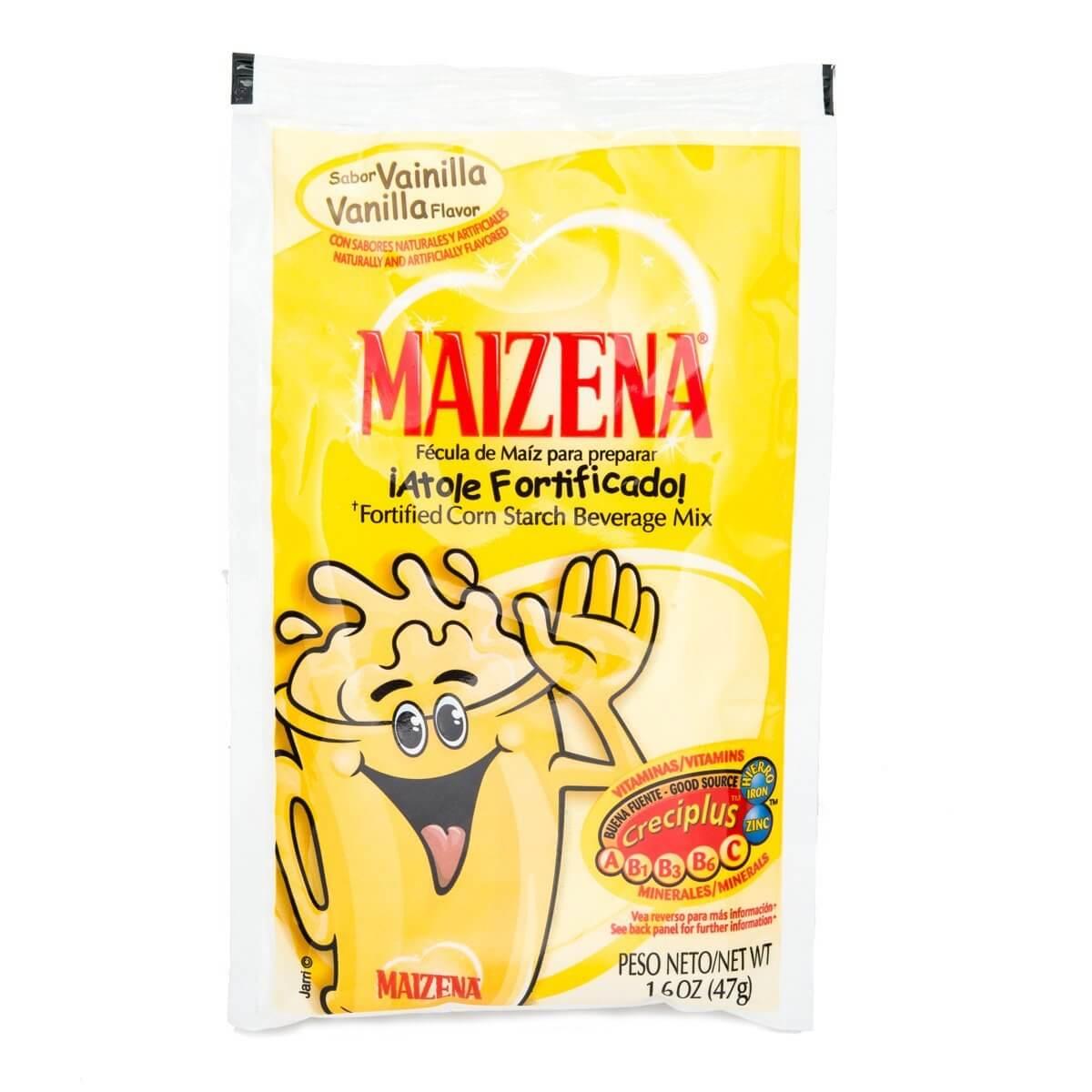 Maizena - Fortified Corn Starch Beverage Mix, Vanilla Flavor 1.6 oz