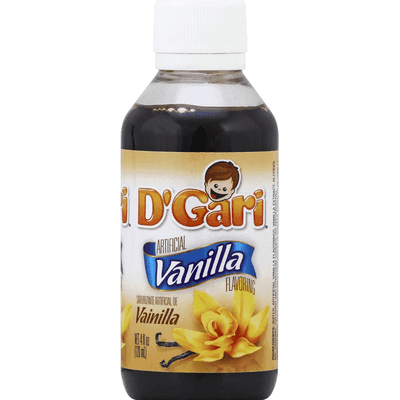 D'Gari - Artificial Vanilla Flavoring 4 oz