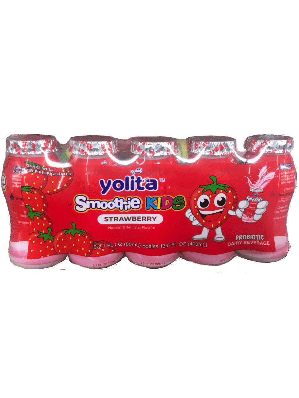 Yolita - Strawberry Smoothie Kids 5ct/2.7 Fl. oz. Bottles